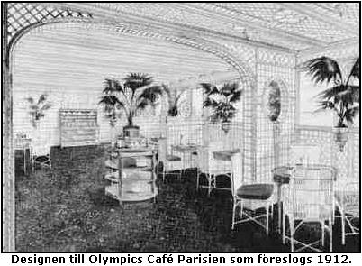 Förslag till designen på Olympic 1912.