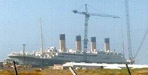 Titanic sedd från vägen